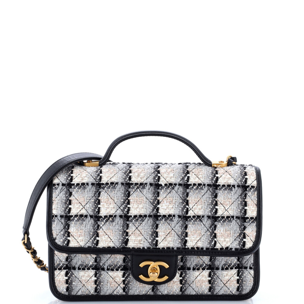 Chanel Small School Memory Top Handle Flap Bag